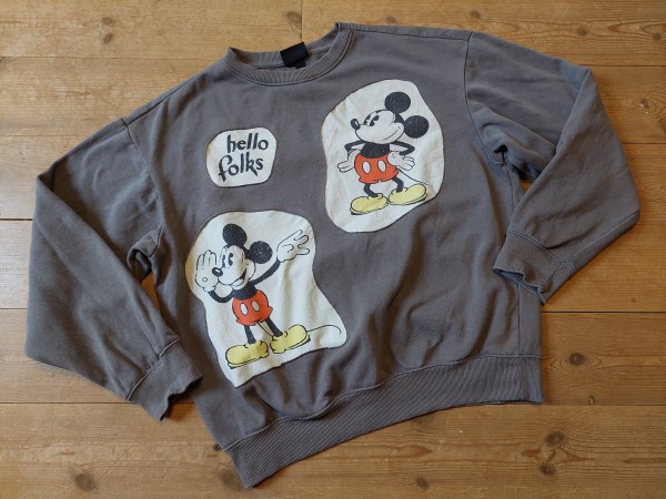 Sweatshirt med Mickey Mouse