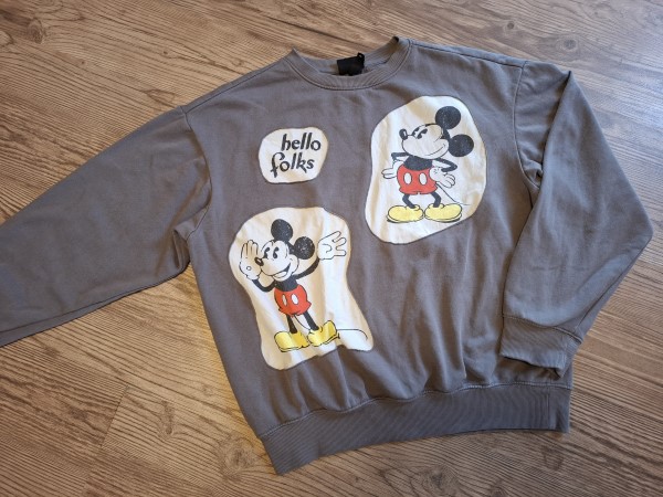 Bluse med Mickey Mouse